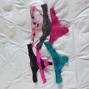 6 PINK brand undies